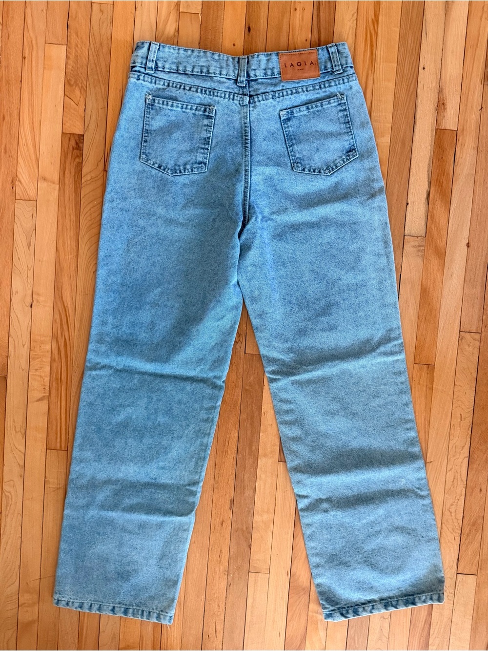 NWOT Blue Heart Patch Denim Jeans - Picture 3 of 5